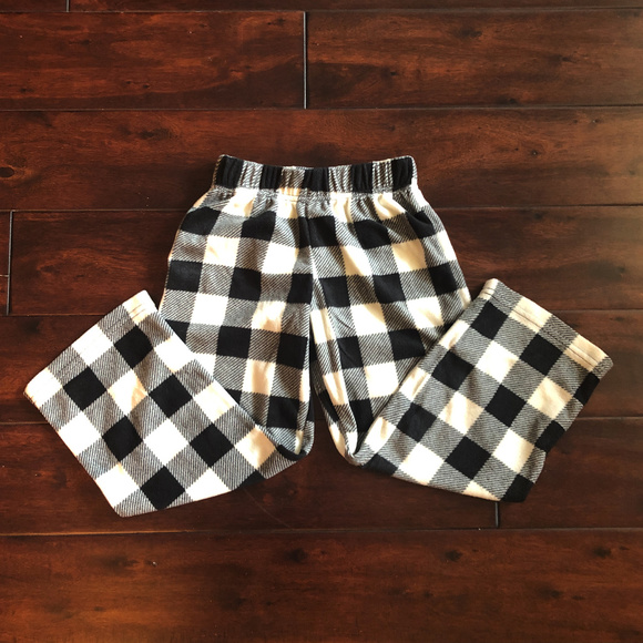 kids plaid pajama pants